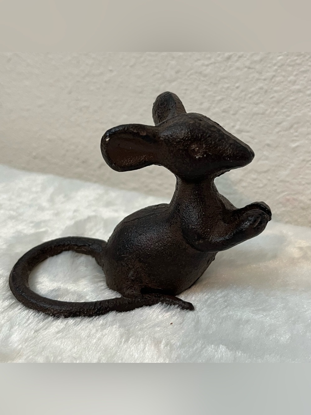 Vintage Style Cast Iron Mouse